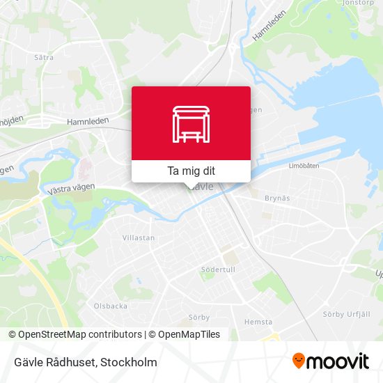 Gävle Rådhuset karta