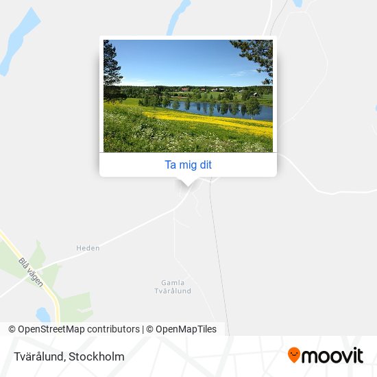 Tvärålund karta