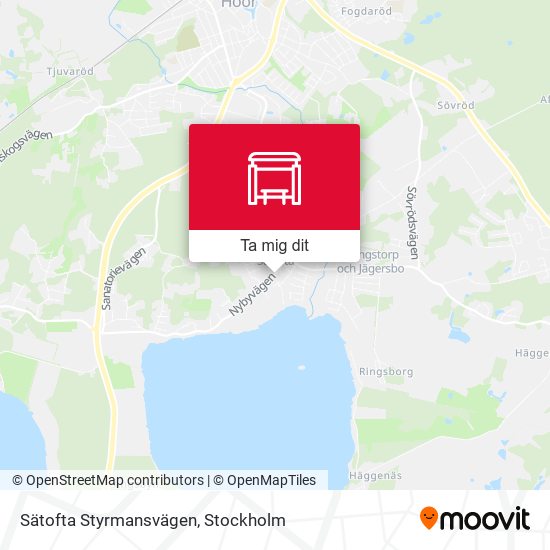 Sätofta Styrmansvägen karta