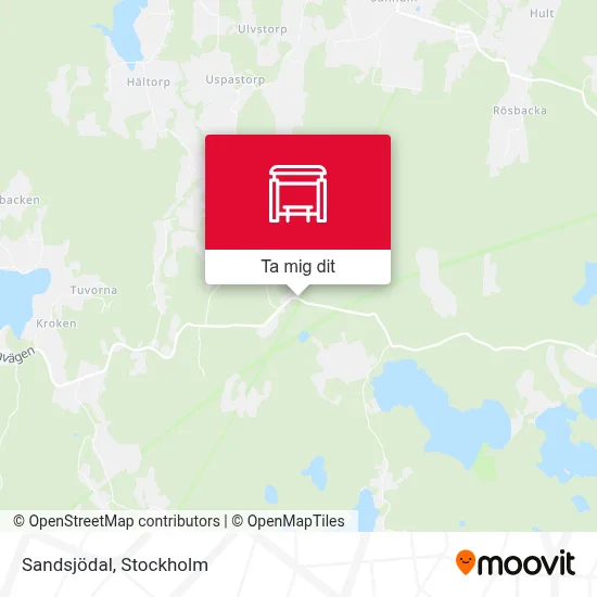 Sandsjödal karta