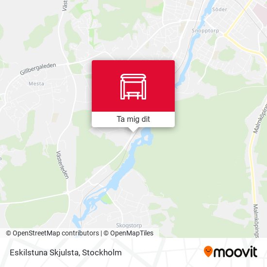 Eskilstuna Skjulsta karta