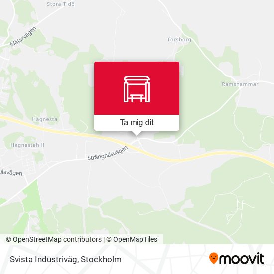 Svista Industriväg karta