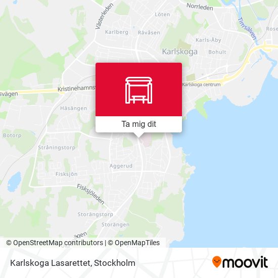 Karlskoga Lasarettet karta