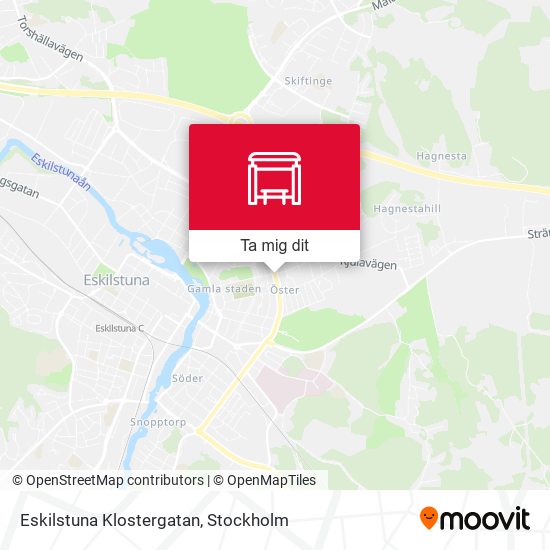 Eskilstuna Klostergatan karta