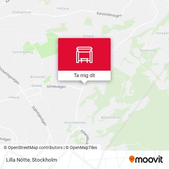 Lilla Nötte karta