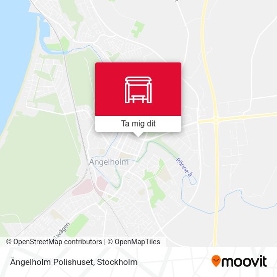 Ängelholm Polishuset karta