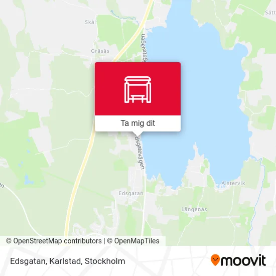 Edsgatan, Karlstad karta