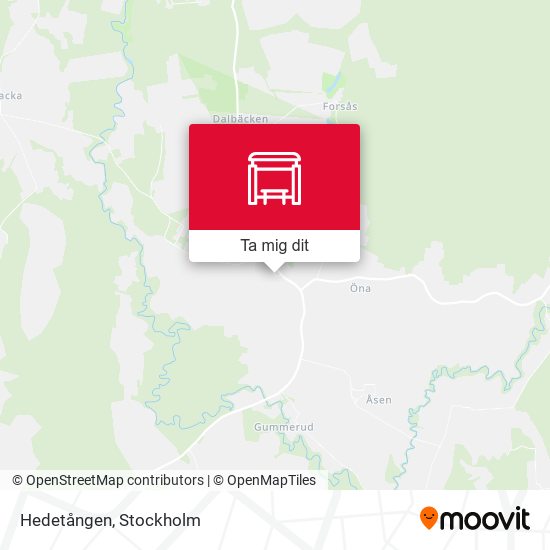 Hedetången karta