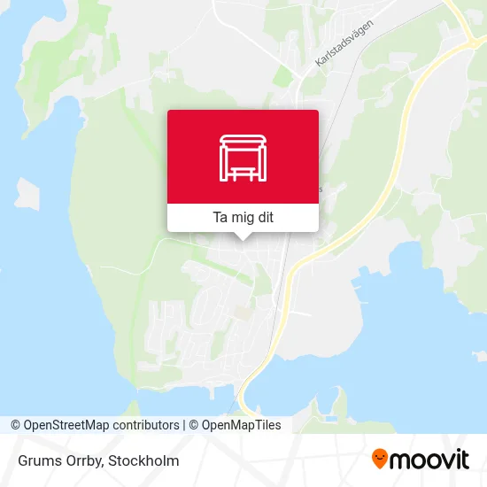 Grums Orrby karta