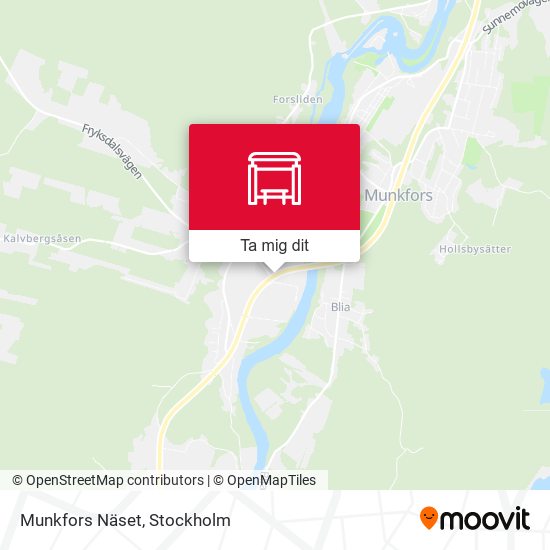 Munkfors Näset karta