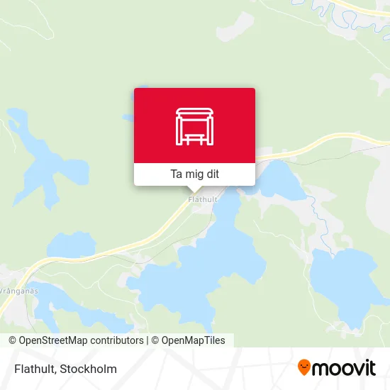 Flathult karta