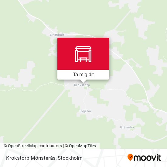 Krokstorp Mönsterås karta