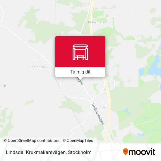 Lindsdal Krukmakarevägen karta