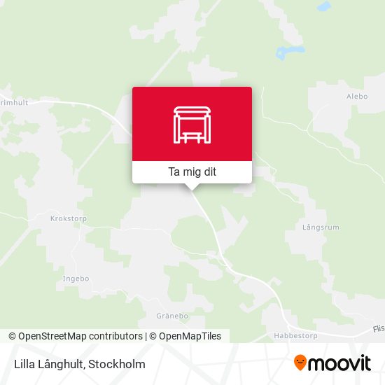Lilla Långhult karta