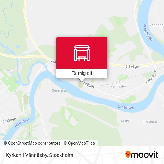 Kyrkan I Vännäsby karta