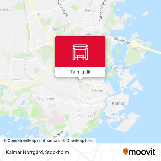 Kalmar Norrgård karta