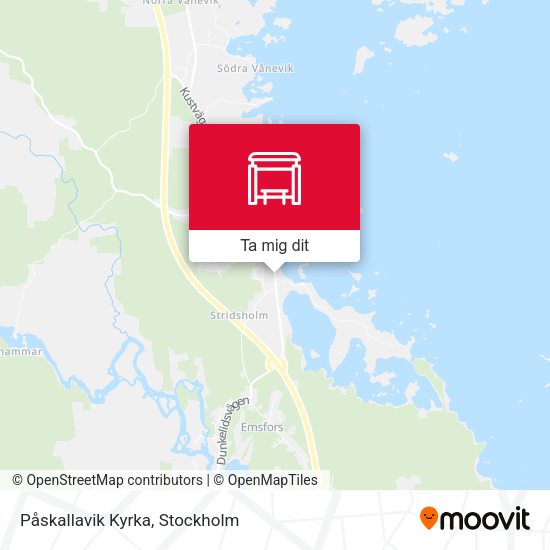Påskallavik Kyrka karta