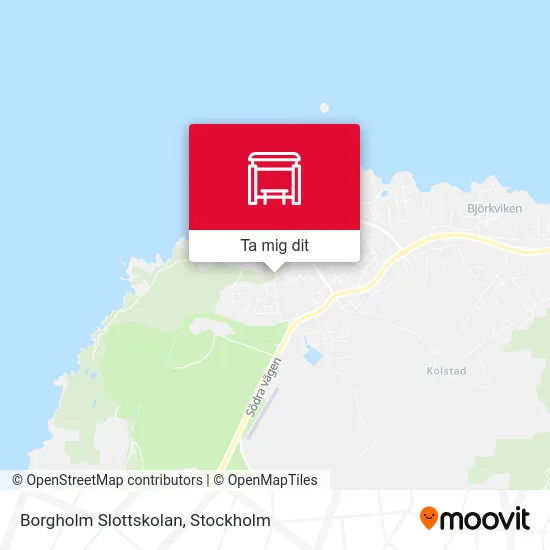 Borgholm Slottskolan karta