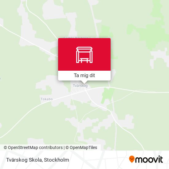 Tvärskog Skola karta