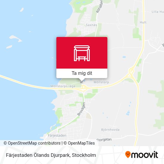 Färjestaden Ölands Djurpark karta