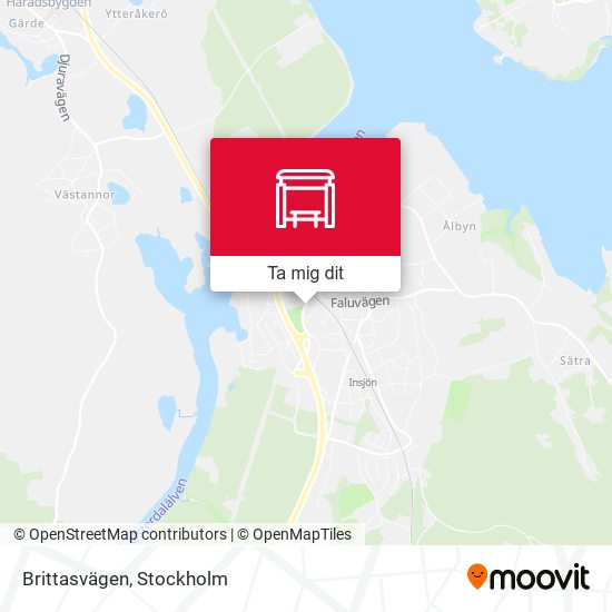Brittasvägen karta