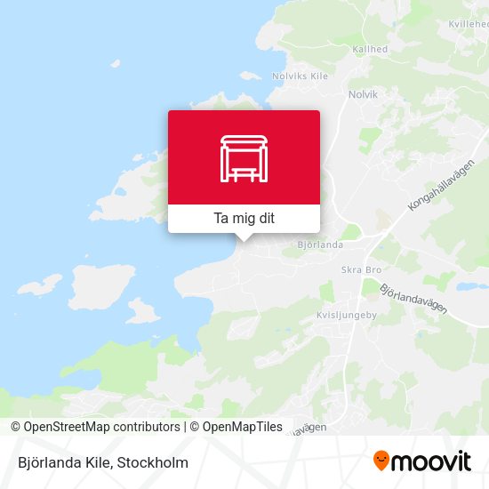 Björlanda Kile karta