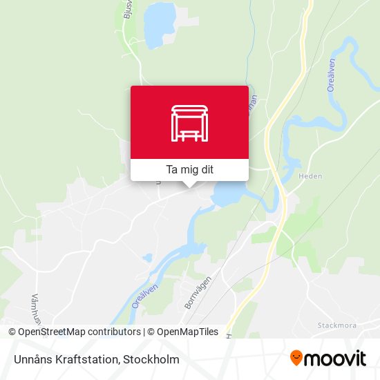 Unnåns Kraftstation karta