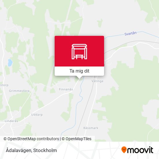 Ådalavägen karta