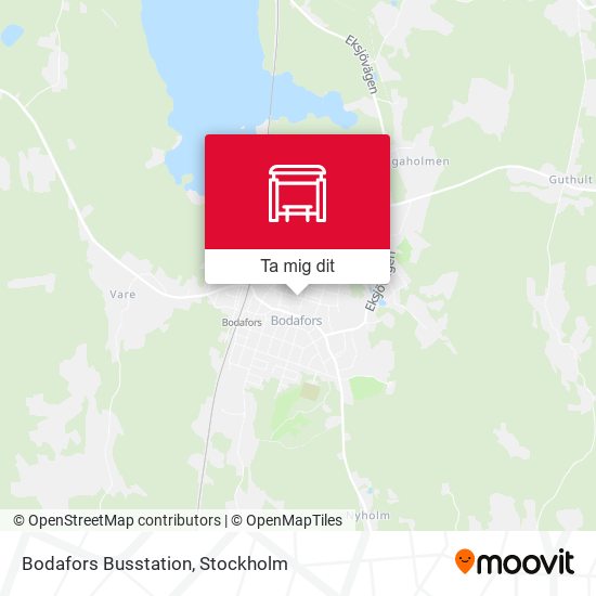 Bodafors Busstation karta