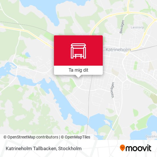 Katrineholm Tallbacken karta