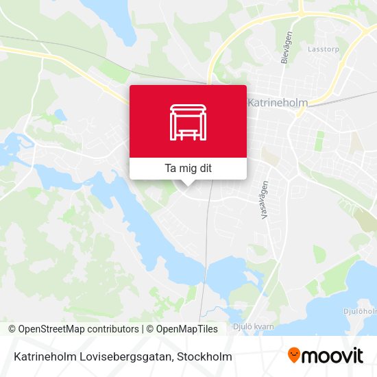 Katrineholm Lovisebergsgatan karta