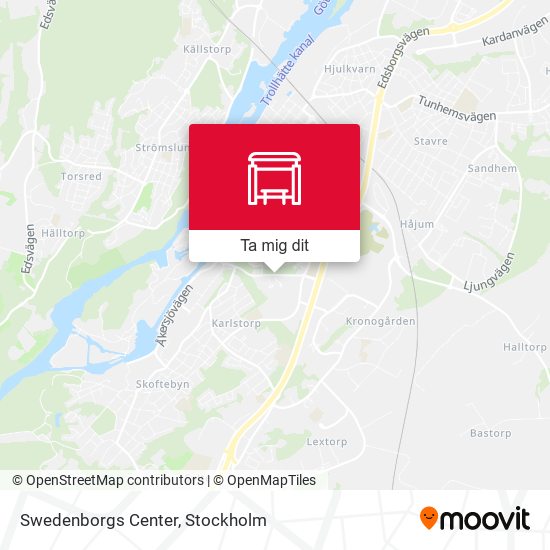 Swedenborgs Center karta