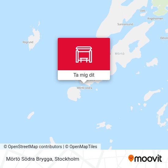 Mörtö Södra Brygga karta