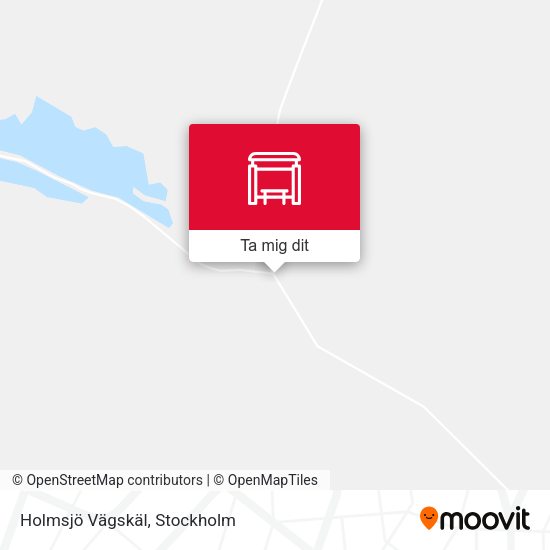 Holmsjö Vägskäl karta