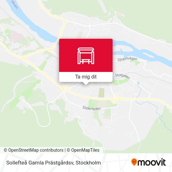 Sollefteå Gamla Prästgårdsv karta