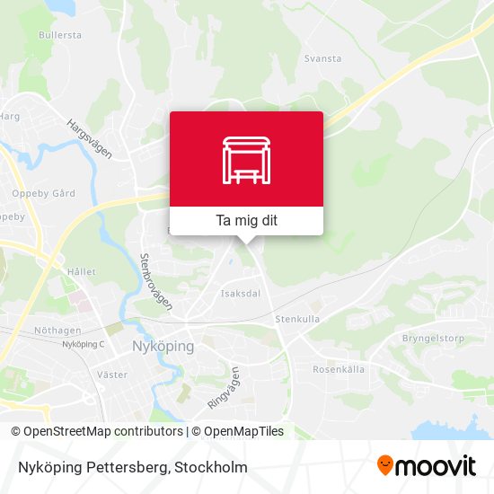 Nyköping Pettersberg karta