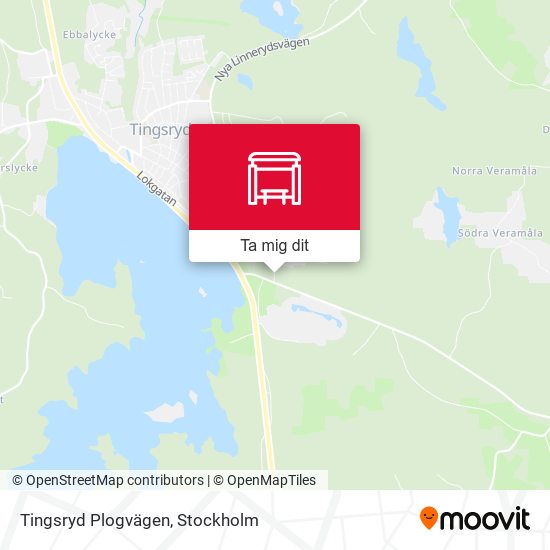 Tingsryd Plogvägen karta
