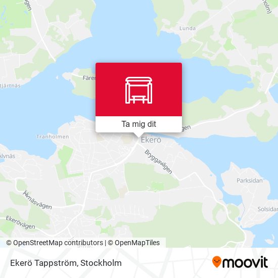 Ekerö Tappström karta