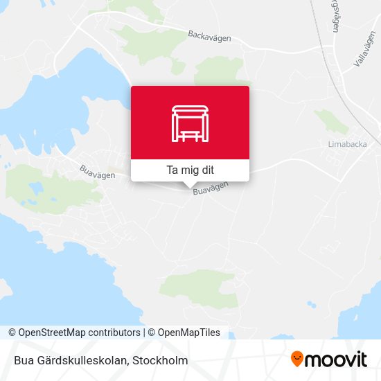 Bua Gärdskulleskolan karta