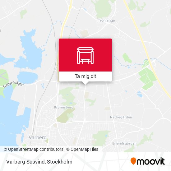 Varberg Susvind karta
