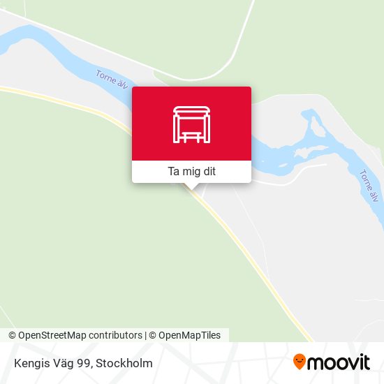 Kengis Väg 99 karta