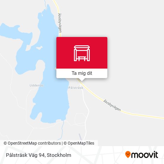 Pålsträsk Väg 94 karta