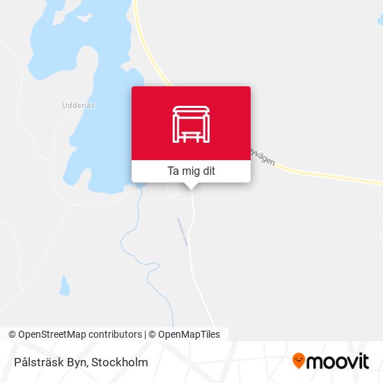 Pålsträsk Byn karta