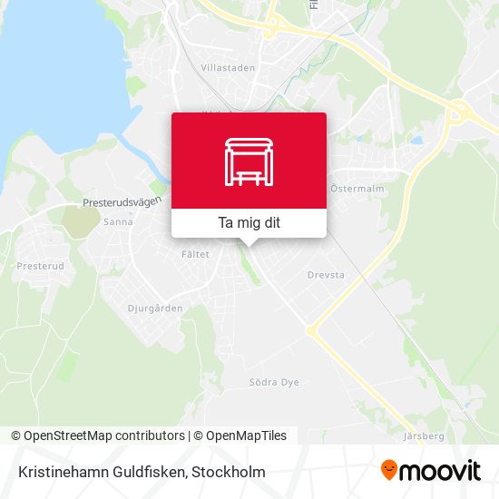 Kristinehamn Guldfisken karta