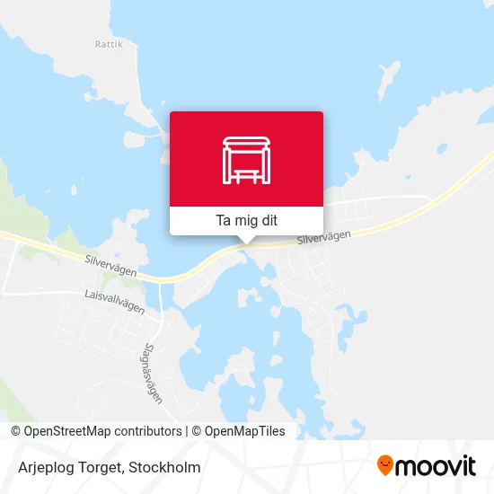 Arjeplog Torget karta