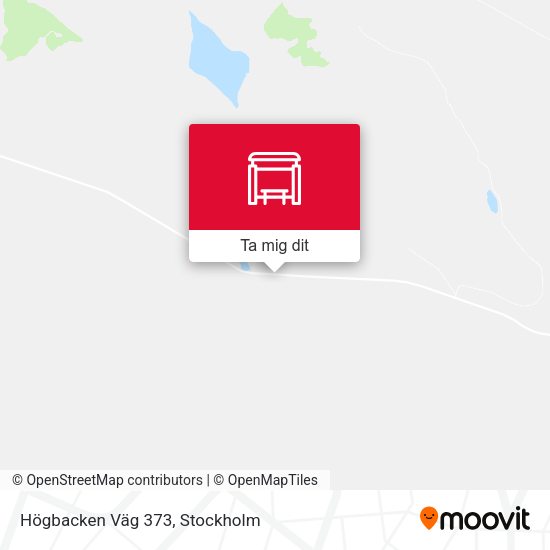 Högbacken Väg 373 karta