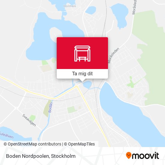Boden Nordpoolen karta