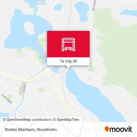 Boden Manhem karta
