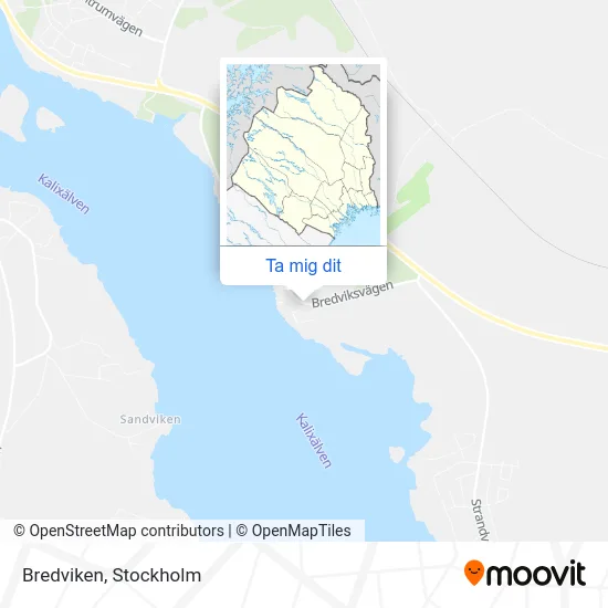 Bredviken karta