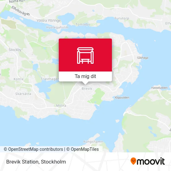 Brevik Station karta
